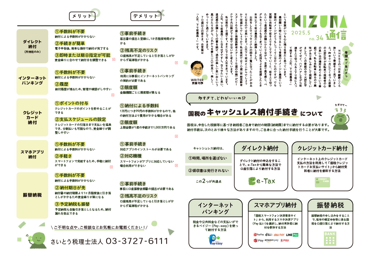KIZUNA通信34号です